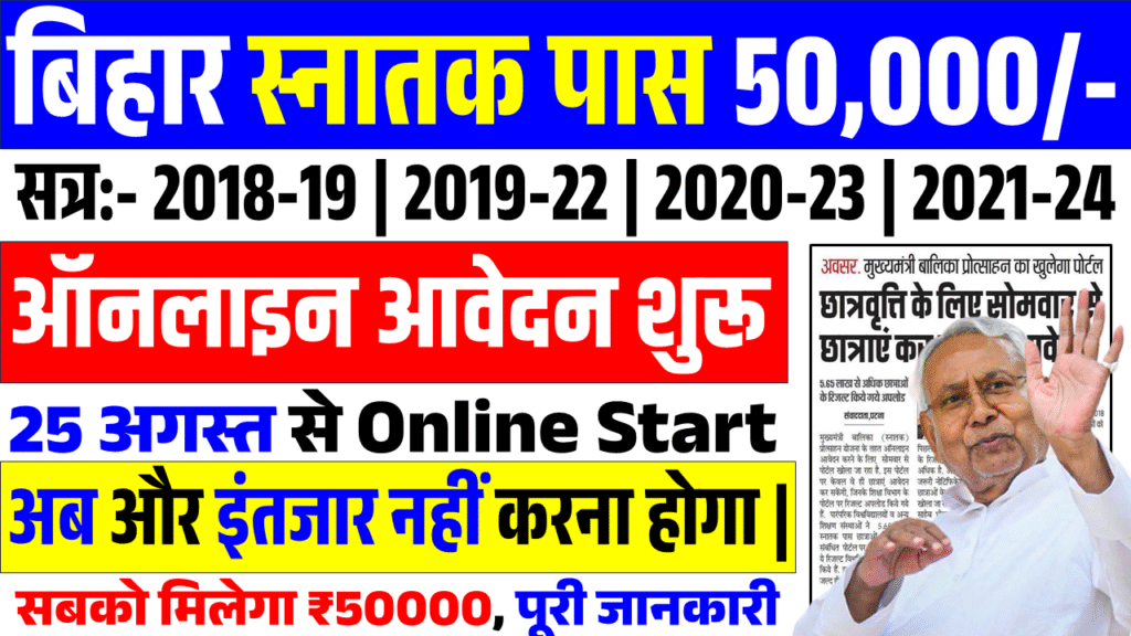 Bihar Graduation Pass Scholarship 2025