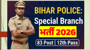 Bihar Police Special Branch Recruitment 2026