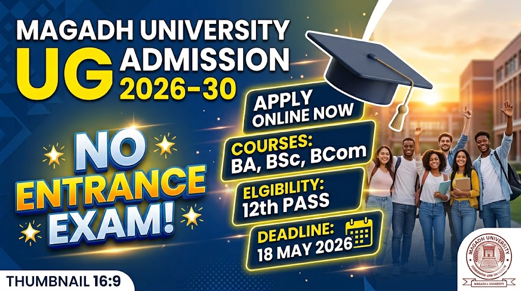 Magadh University UG Admission 2026