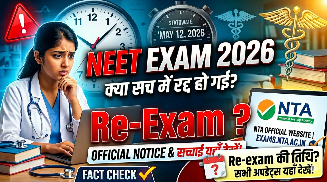 NEET UG 2026 Exam Cancelled