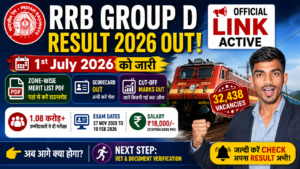 RRB Group D Result 2026