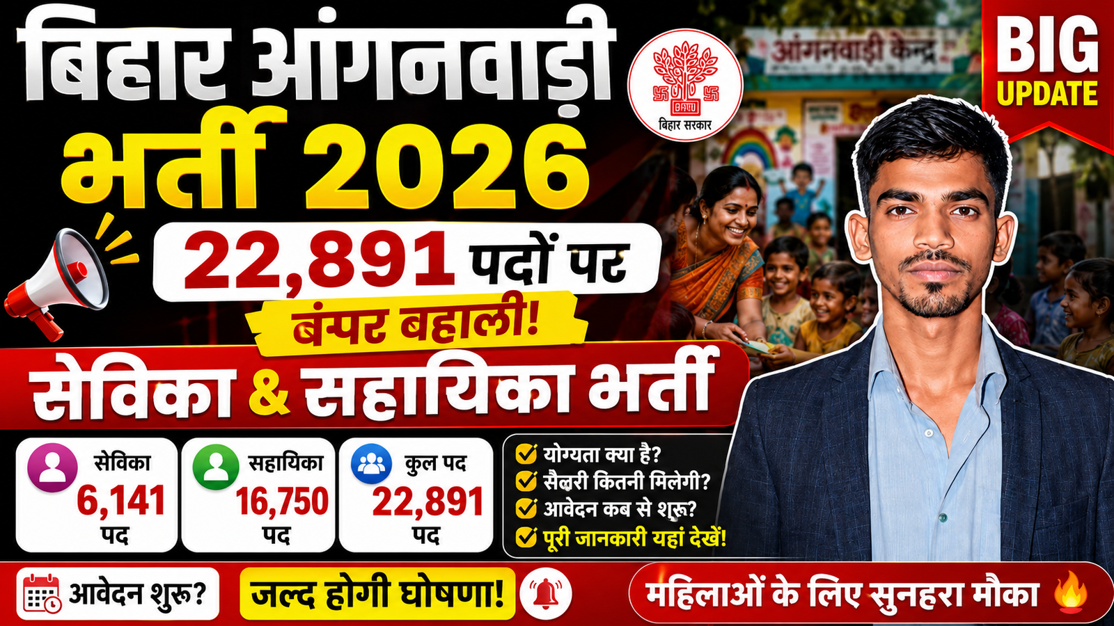Bihar Anganwadi Bharti 2026