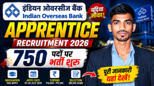 IOB Apprentice Recruitment 2026