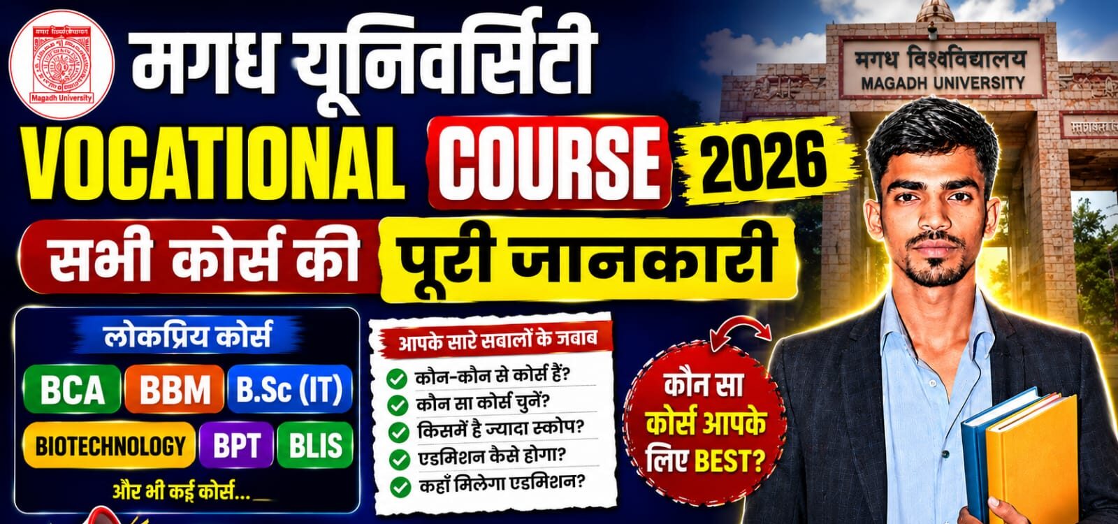 Magadh University Vocational Courses