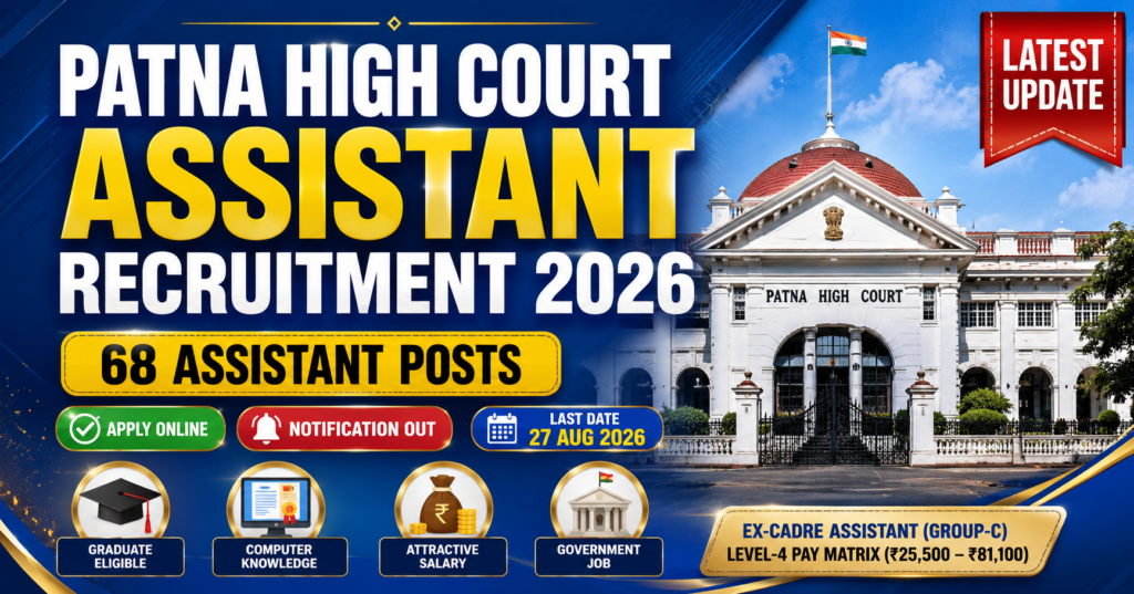 Patna High Court Assistant Recruitment 2026